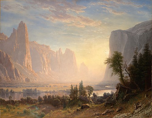 Valley of the Yosemite, 1868, Albert Bierstadt