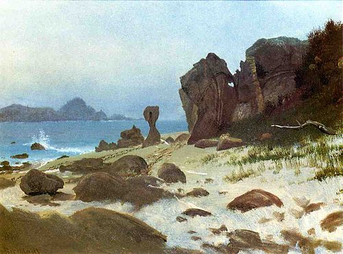 Bay of Monterey, 1850, Albert Bierstadt