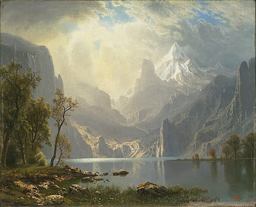 In the Sierras, 1868, Albert Bierstadt