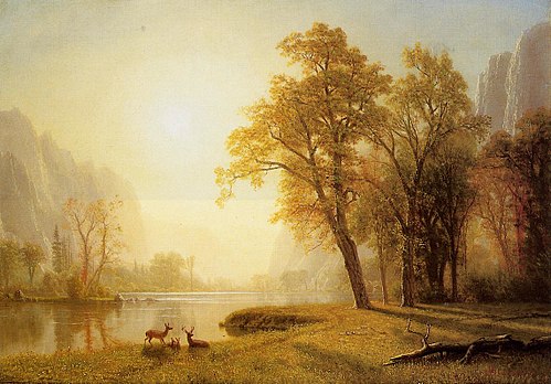 Kings River Canyon, California, 1870, Albert Bierstadt