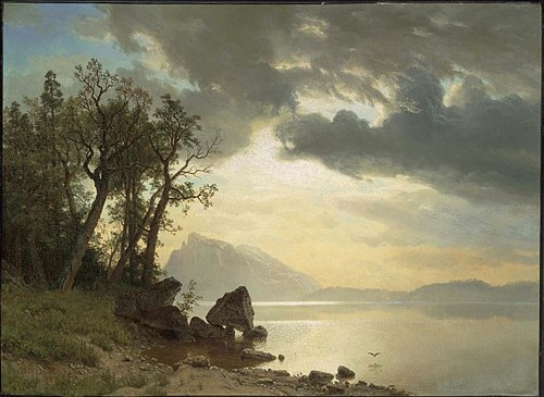 Lake Tahoe, California, 1867, Albert Bierstadt
