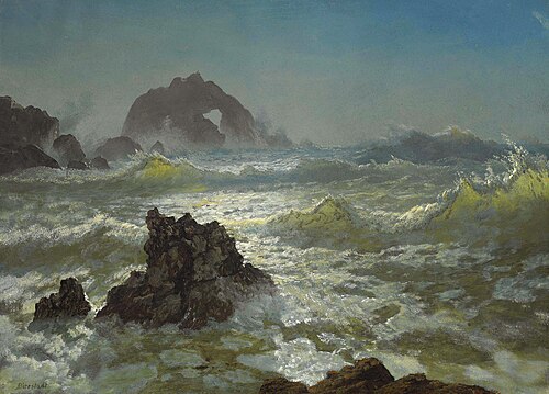 Seal Rock, California, 1872, Albert Bierstadt