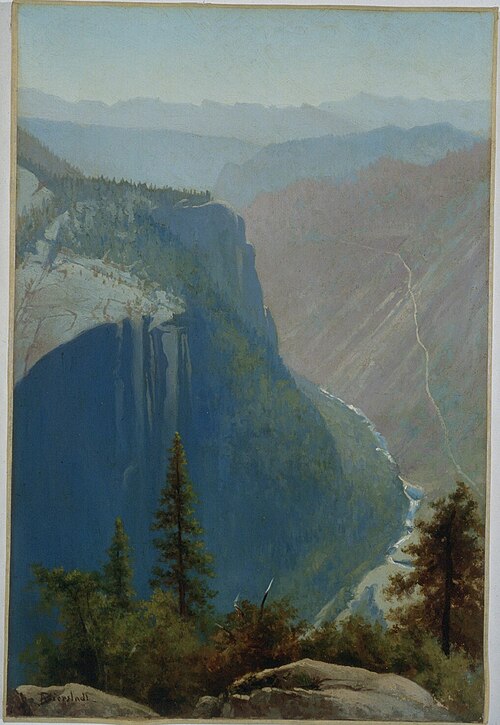 Yosemite Valley, 1850, Albert Bierstadt