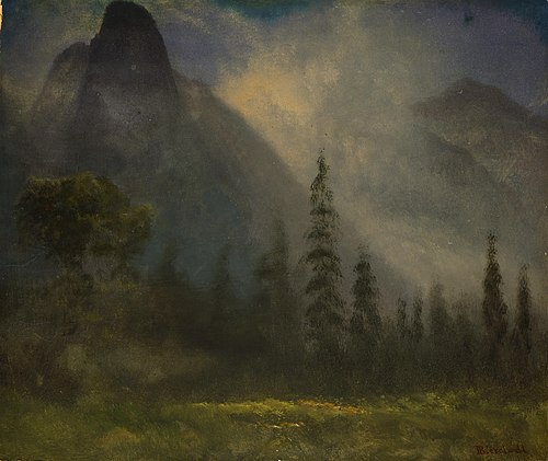 Yosemite Valley, 1850, Albert Bierstadt