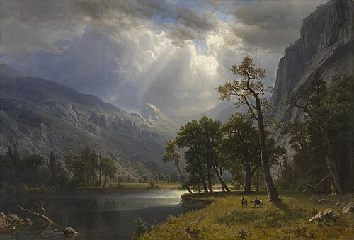 Mount Starr King, Yosemite, 1866, Albert Bierstadt