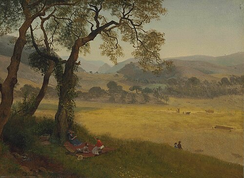 A Golden Summer Day near Oakland, 1873, Albert Bierstadt