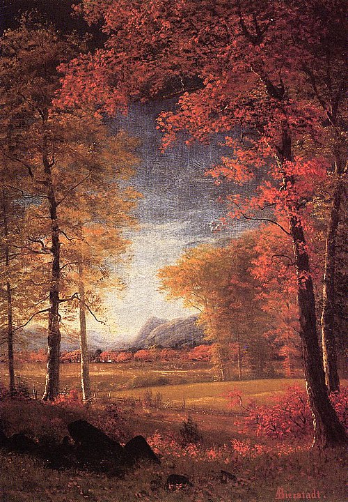 Autumn in America, Oneida County, New York, 1850, Albert Bierstadt