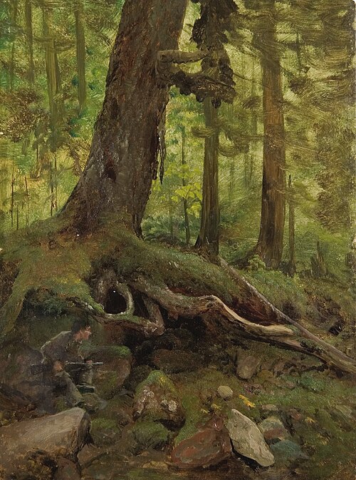 Hunter in the White Mountains near Glen House, 1869, Albert Bierstadt