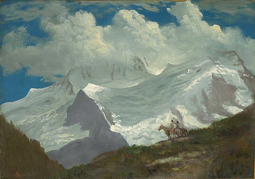 In the Rockies, 1863, Albert Bierstadt