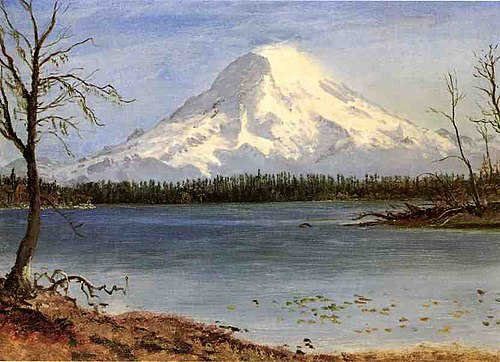 Lake in the Rockies, 1850, Albert Bierstadt