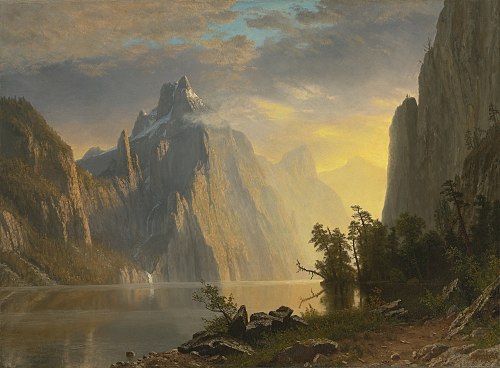 Lake in the Sierra Nevada, 1867, Albert Bierstadt