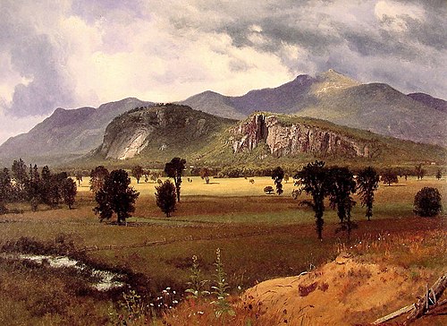 Moat Mountain, Intervale, New Hampshire, 1862, Albert Bierstadt