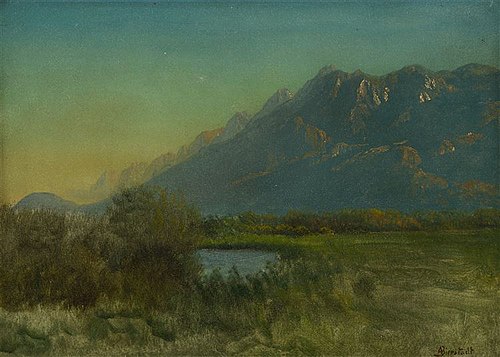Mountain Landscape, 1850, Albert Bierstadt