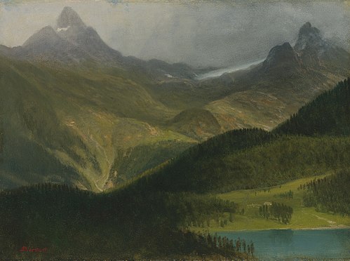 Mountain Landscape, 1850, Albert Bierstadt