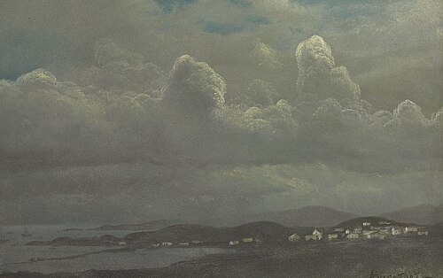 Port Richmond, Bay of San Francisco, 1850, Albert Bierstadt