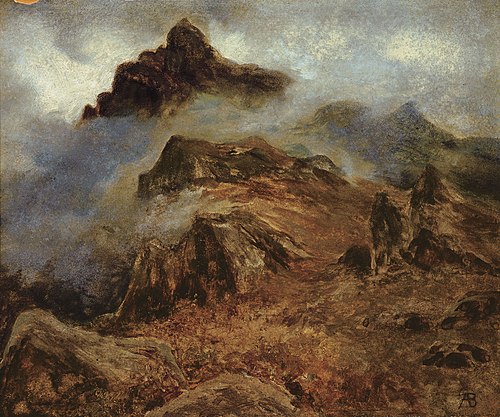 Study of Rocky Mountains, 1863, Albert Bierstadt