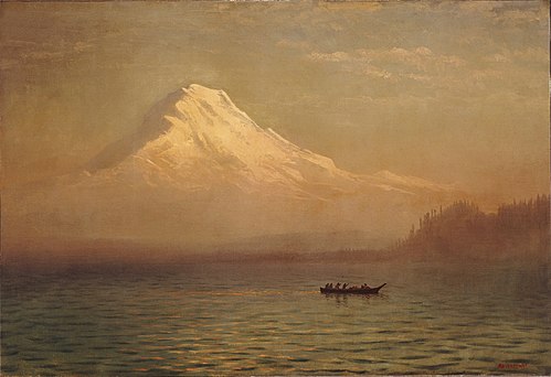 Sunrise on Mount Tacoma, 1850, Albert Bierstadt