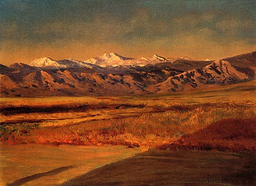 The Grand Tetons, 1850, Albert Bierstadt