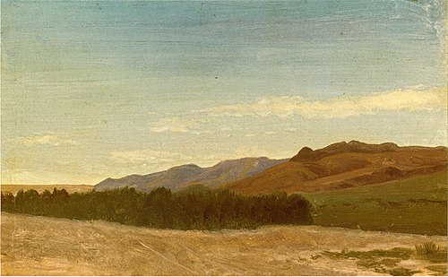 The Plains Near Fort Laramie, 1850, Albert Bierstadt