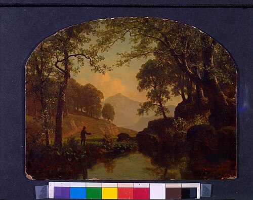 The Trout Brook, 1859, Albert Bierstadt