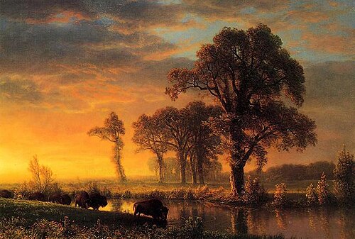 Western Kansas, 1850, Albert Bierstadt