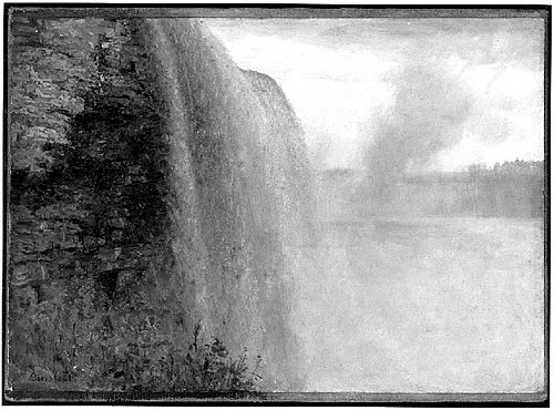 Niagara from the American Side, 1869, Albert Bierstadt