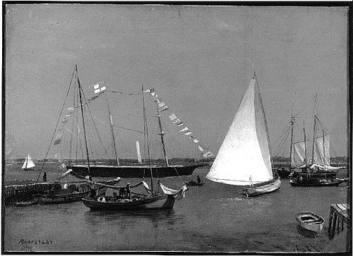 Sail Boats, 1888, Albert Bierstadt