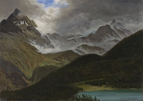 Paysage, , Albert Bierstadt