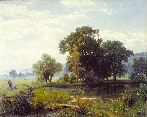 Westphalian Landscape, 1856, Albert Bierstadt