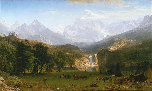 The Rocky Mountains, Lander's Peak, 1863, Albert Bierstadt