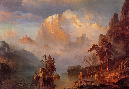 The Rocky Mountains, 1866, Albert Bierstadt