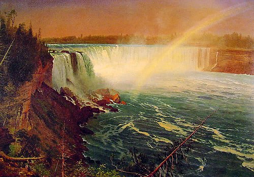 Niagara Falls with Rainbow, 1869, Albert Bierstadt