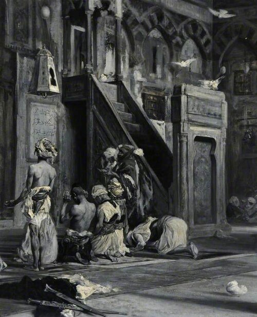 Arabs at Prayer, 1860, Charles Bargue