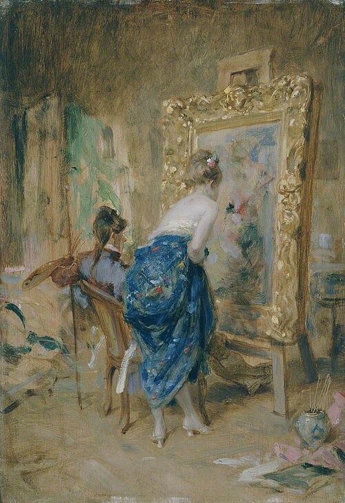 The Artist's Model, 1874, Charles Bargue
