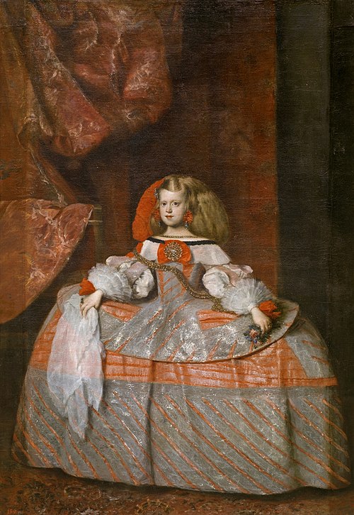 L'Infante Marguerite-Thérèse en robe rose, 1660, Juan Bautista Martínez del Maz