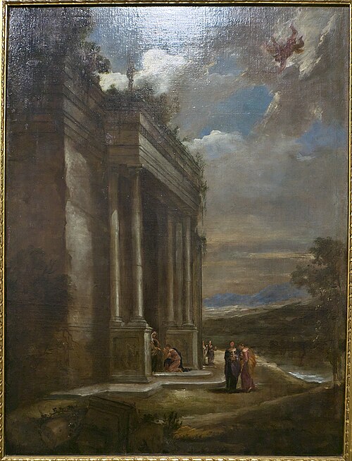 Paisaje con Mercurio y Herse, 1660, Juan Bautista Martínez del Maz