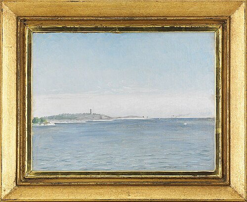 Landscape from Sandhamn, 1873, August Strindberg
