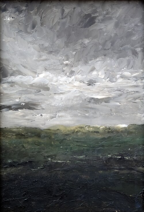 Landscape Study The Heath, 1905, August Strindberg