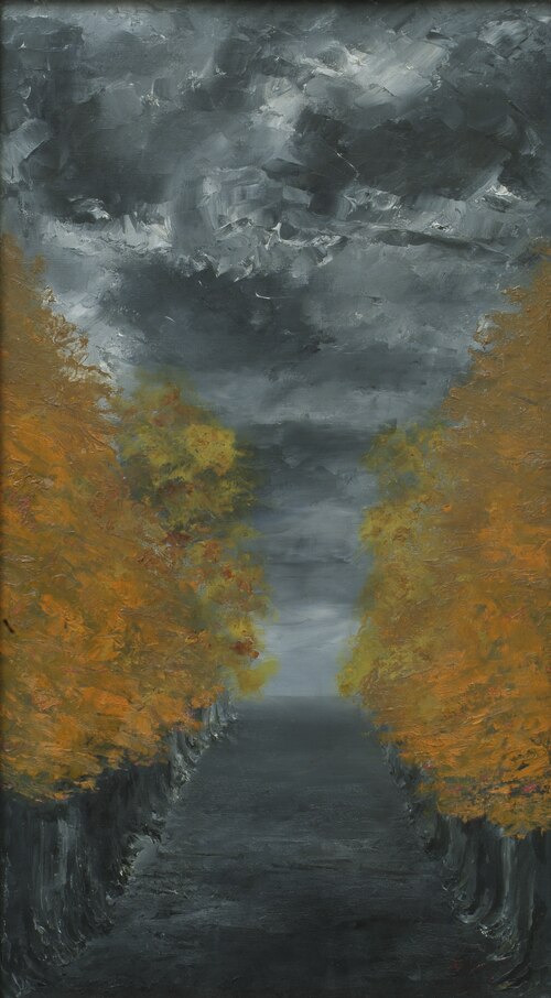 The Avenue, 1903, August Strindberg