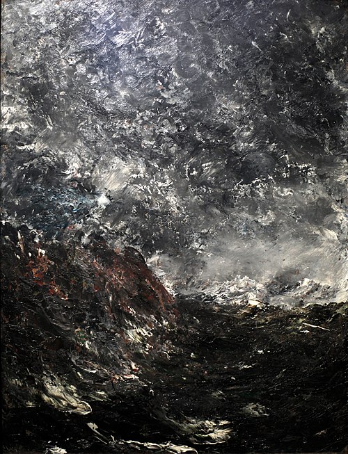 Marine avec récif, 1894, August Strindberg