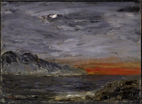 Sunset, 1892, August Strindberg