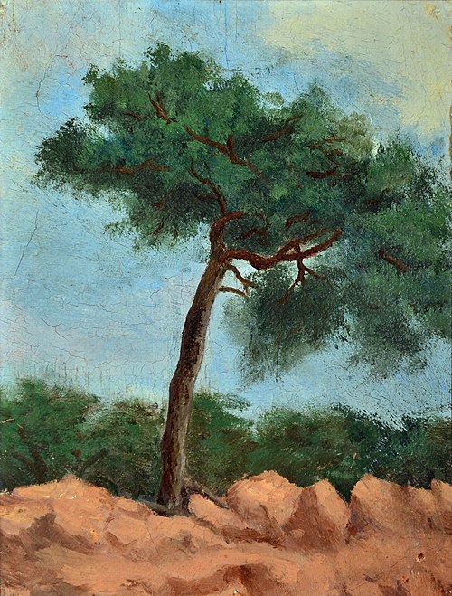 The Pine, 1873, August Strindberg