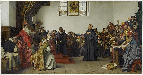 Luther auf dem Reichstag zu Worms, 1877, Anton von Werner