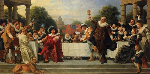 The banquet of the Mosse family, 1899, Anton von Werner