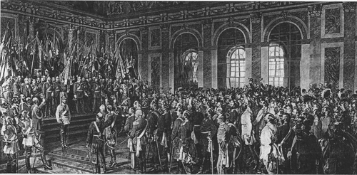 The imperial proclamation 1871, 1877, Anton von Werner