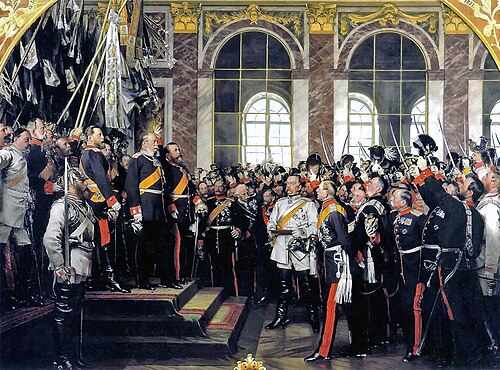 Proclamation de l'Empire allemand le 18 janvier 1871, 1885, Anton von Werner