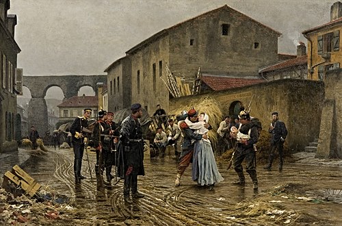 Kriegsgefangen Jouy-aux-Arches, 1886, Anton von Werner