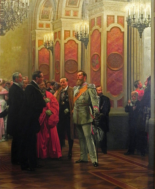 Crown Prince Frederick at the Court Ball 1878, 1895, Anton von Werner