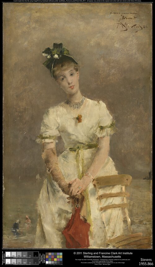 Young Woman by the Sea, 1886, Alfred Stevens
