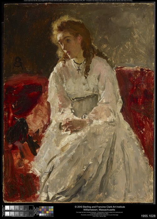 Woman in White, 1872, Alfred Stevens